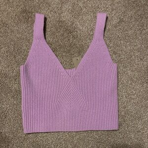 JCrew Cashmere Women's Pink Ribbed Knit Top XS